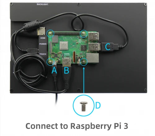 10.1 Inch 1280x800 Touch Screen  IPS LCD  for Computer Monitor for Switch Xbox 360 HDMI-compatible Display for Raspberry Pi