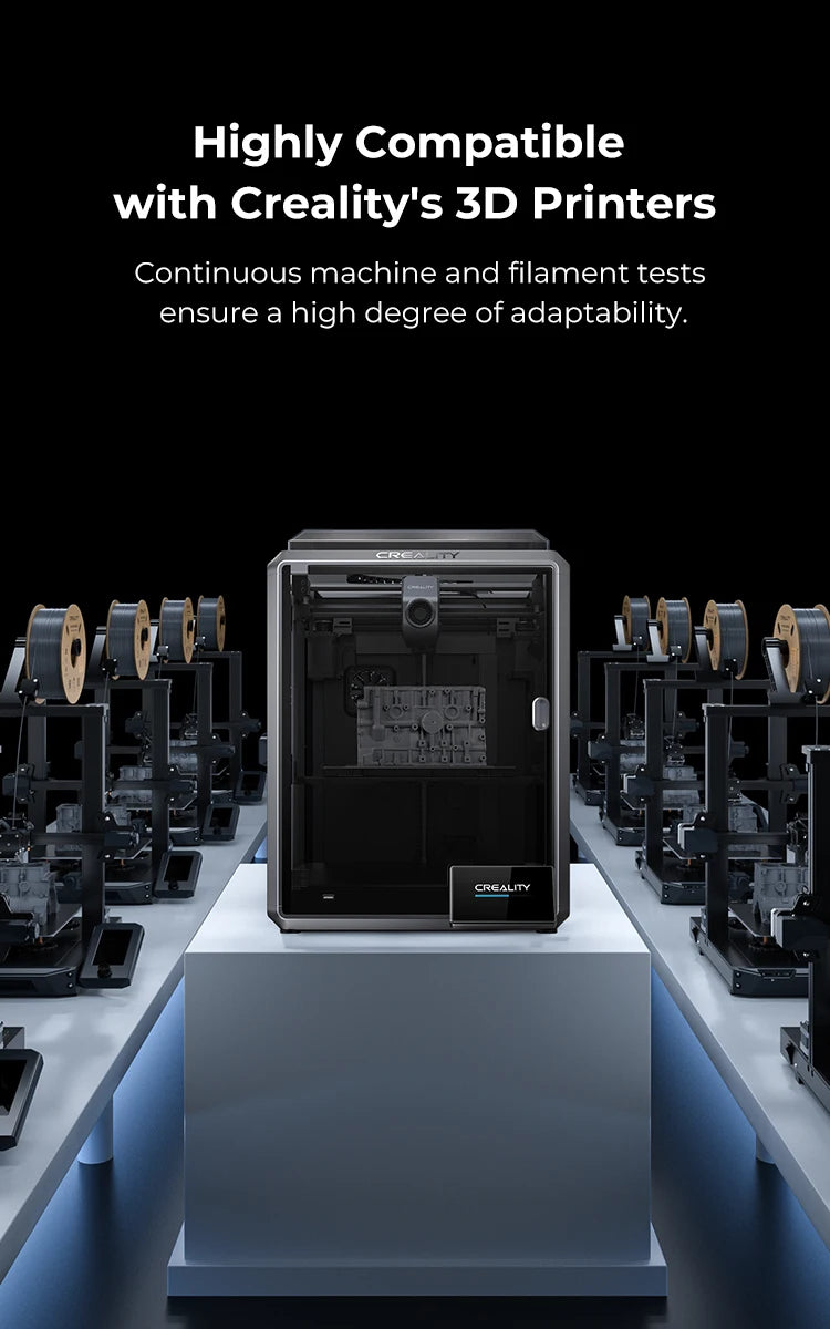 Creality Hyper ABS Filament 1.75mm for High-Speed Printing Convenient Open Printing, 1kg(2.2lbs) Spool Fit Most 3Dz Printer