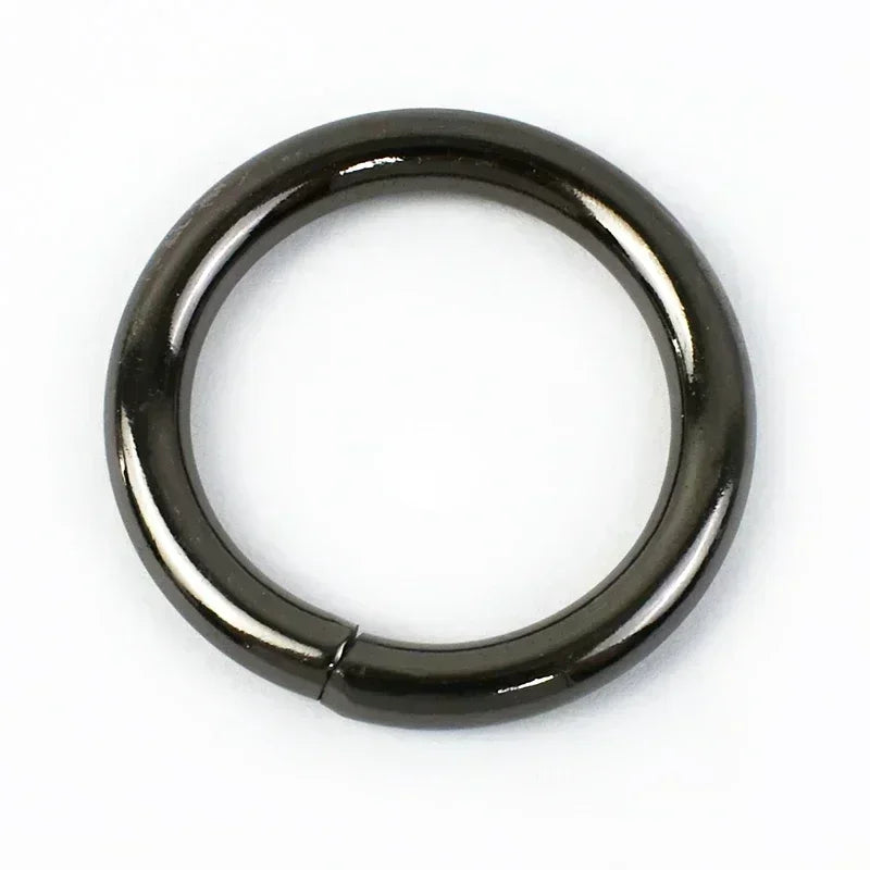 5Pcs 13-50mm Metal O Ring Buckles for Bag Strap Circle Connector Clasp Dog Collar Belt Buckle Chain Hooks Loop DIY Accessories