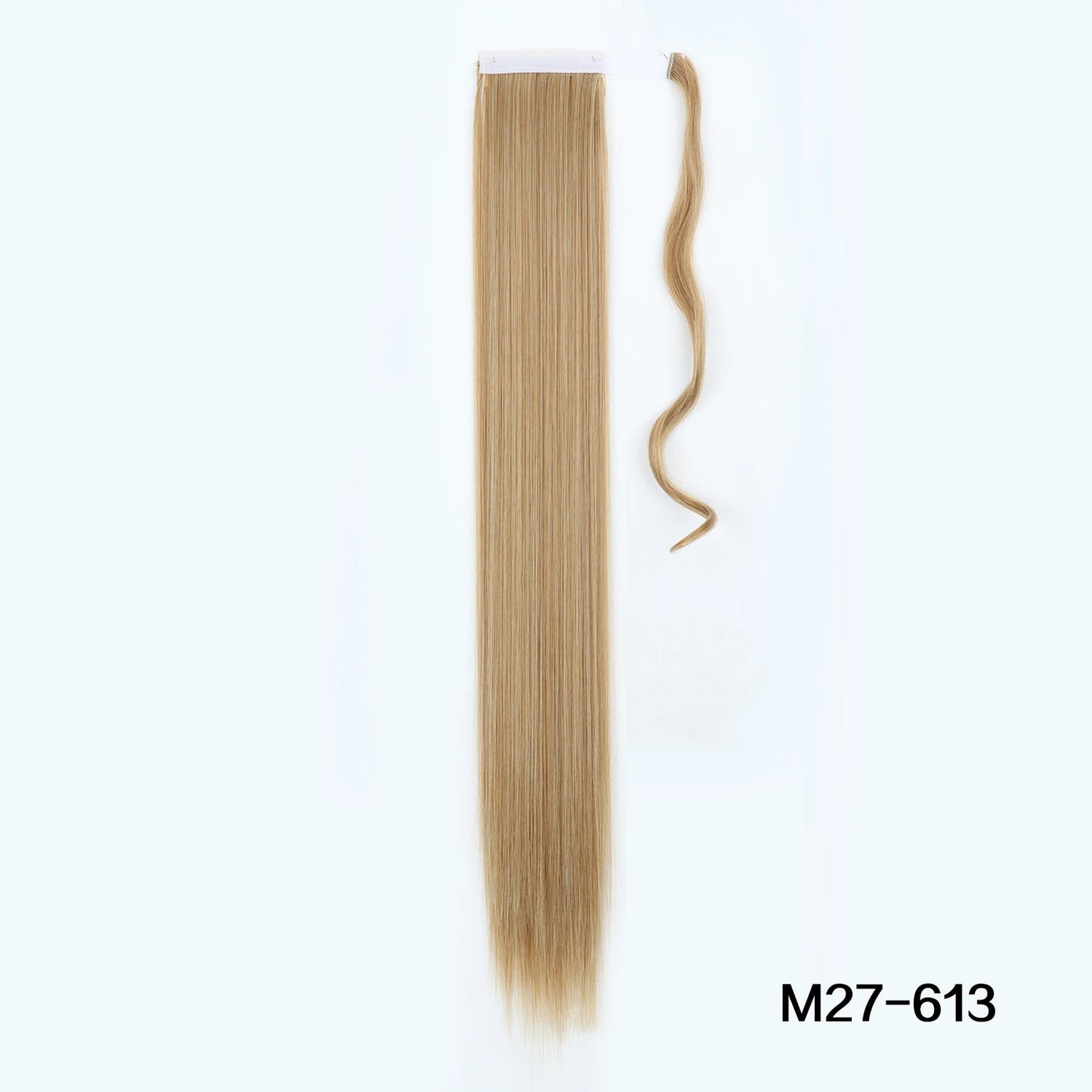 MERISIHAIR Synthetic 22 34 inches Long Straight Ponytail Extensions Heat Resisting Ponytail Brown Blonde Hair Women