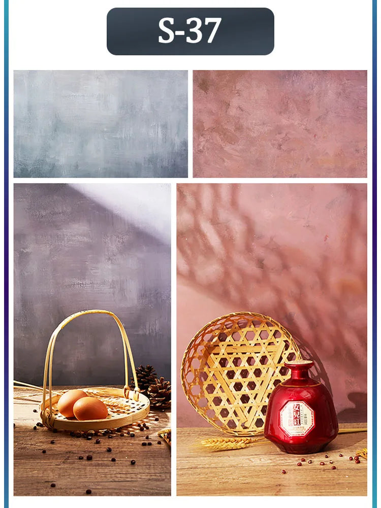 Photo Background for Food Cosmetics Photophones for Photos Art Paper 53X84cm 2Sides Photography Background Backdrops Christmas