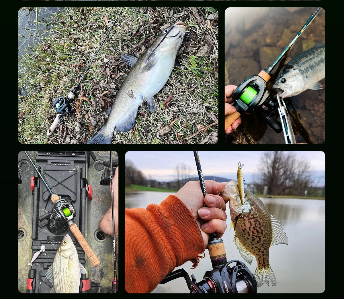 HANDING Magic L Micro BFS Fishing Rod Carbon Fishing Rod Lure Weight 1-8g FUJI® O+A Guide Rings UL/L Spinning Rod Casting Rod