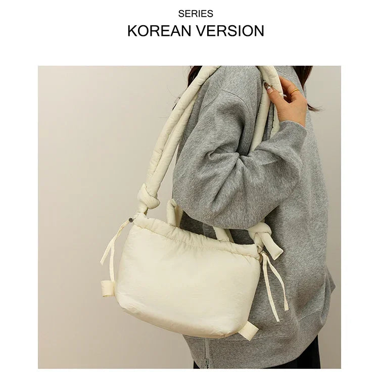 Super Cool Simple Versatile Handbags for Women 2025 Casual Hot Sale Colorful Nylon Small Square Shoulder and Crossbody Bags
