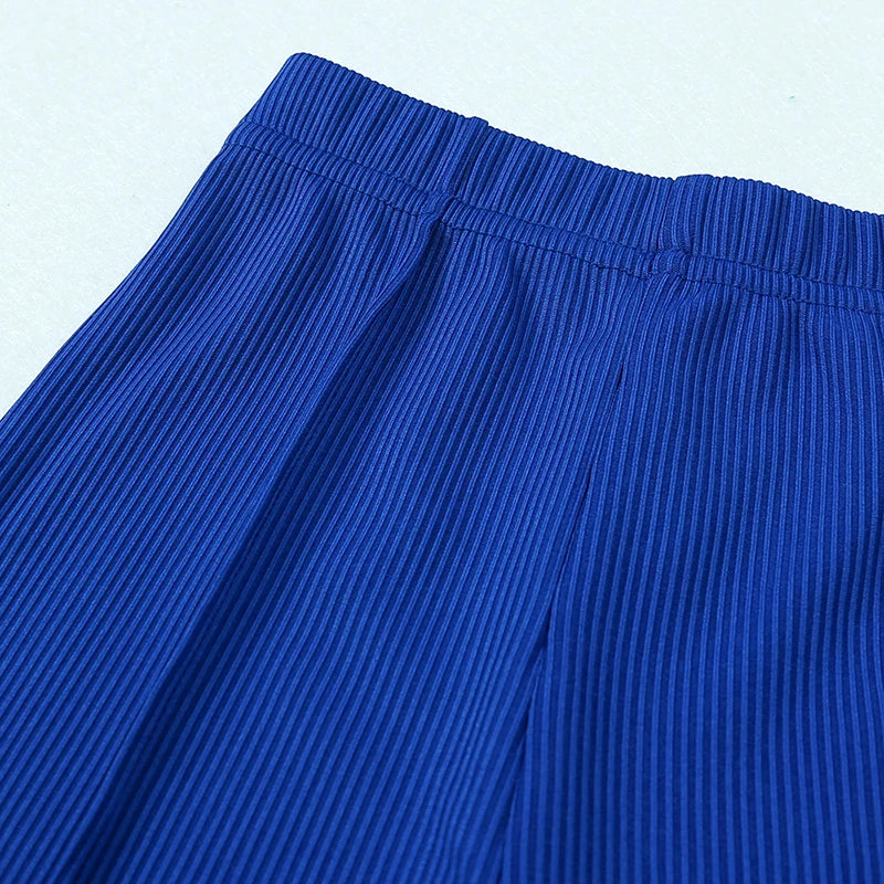 2025 Girls Summer Outfit Sets Toddler Crewneck Tshirt Shirt Top + Bell-Bottom Pants Sets Cute Children Flared Pants Baby Suit