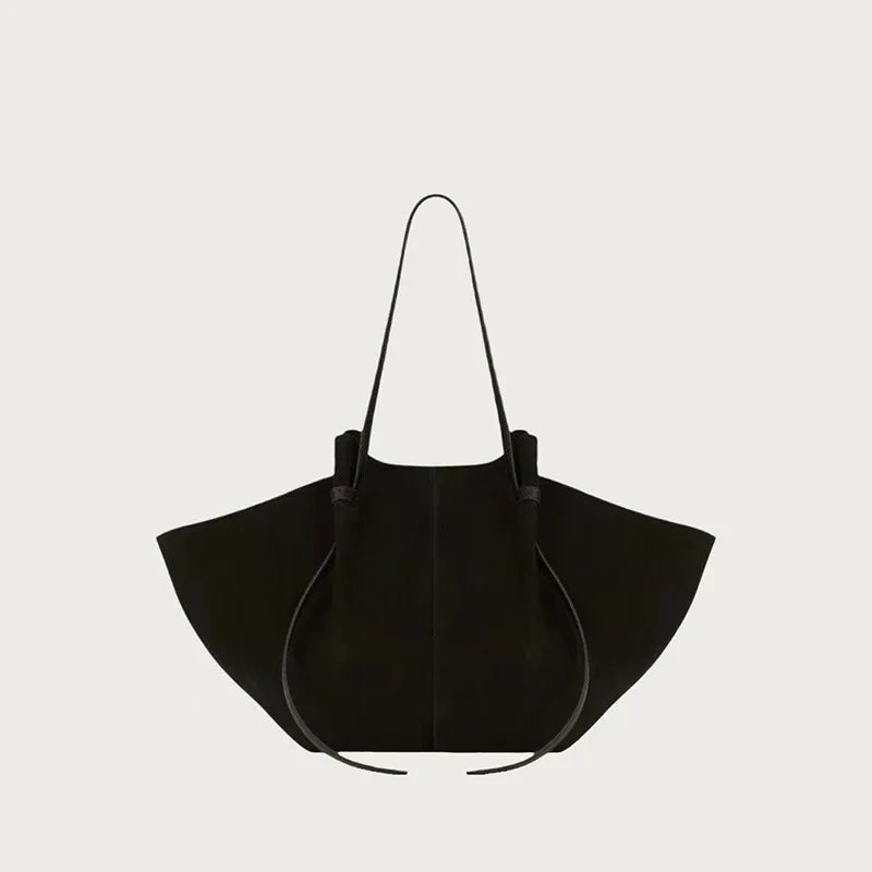 Luxury Large Capacity Women's Underarm Wing Bag, Female French Commuter Wings Handheld Shoulder Bag, Underarm Shopper Tote Bag