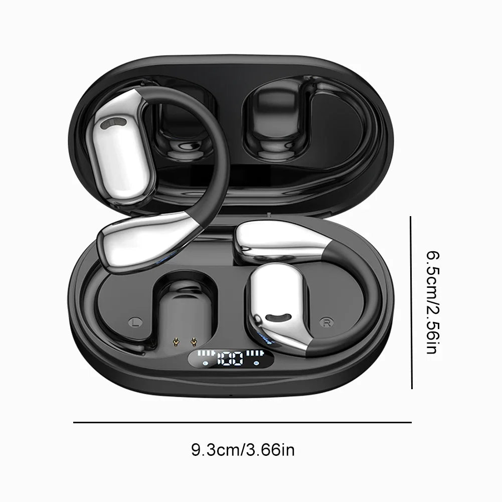 AI Translator Earphone Bluetooth-Compatible 5.4 Real-time Translation Earbuds Wireless Headphones for Office Business Learning