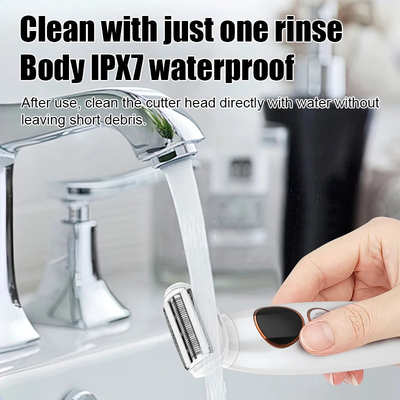 RESUXI 733 5 in 1 Multifunctional Women's Electric Epilator Face Shavers Eyebrow Trimmer Painless Bikini Trimmer Hair Removal
