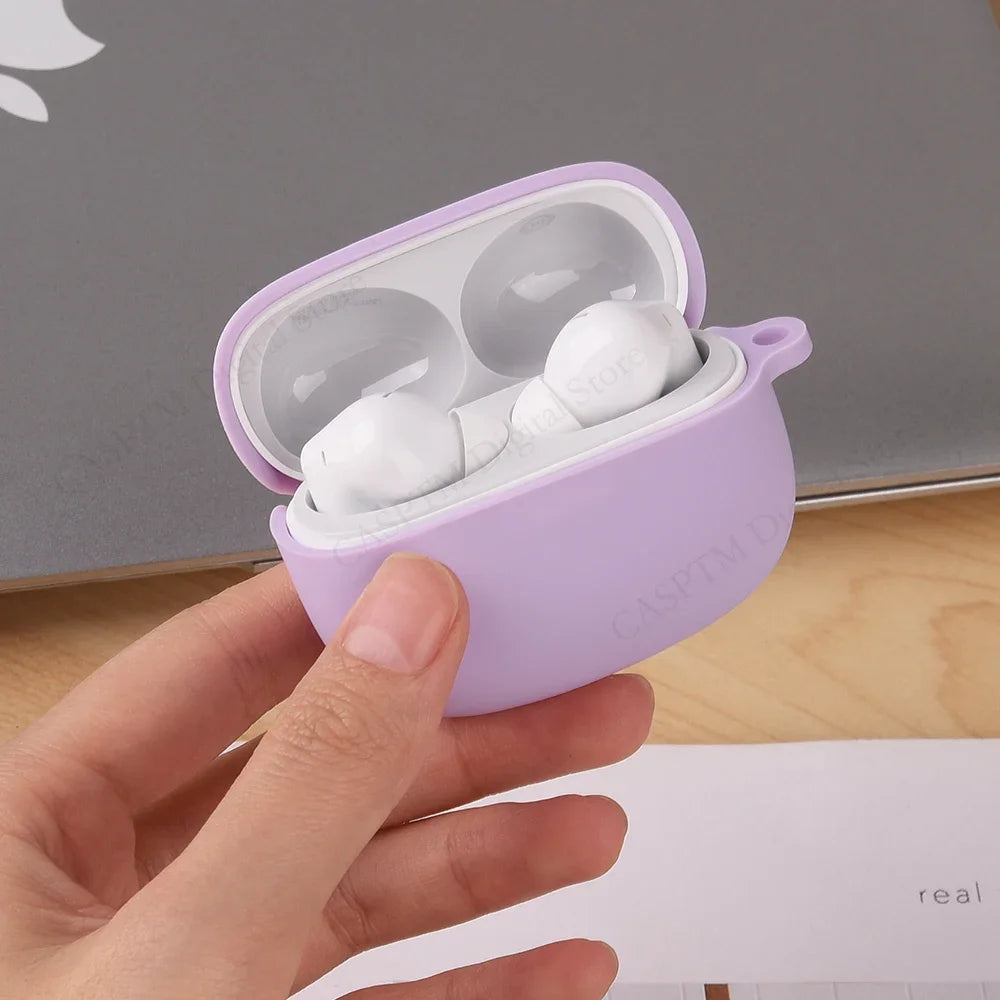 For Xiaomi Redmi Buds 6 Pro Case Earphone Protective Cover Silicone Protective Cases Redmi Buds 6 Pro Charging Capa Coque Funda