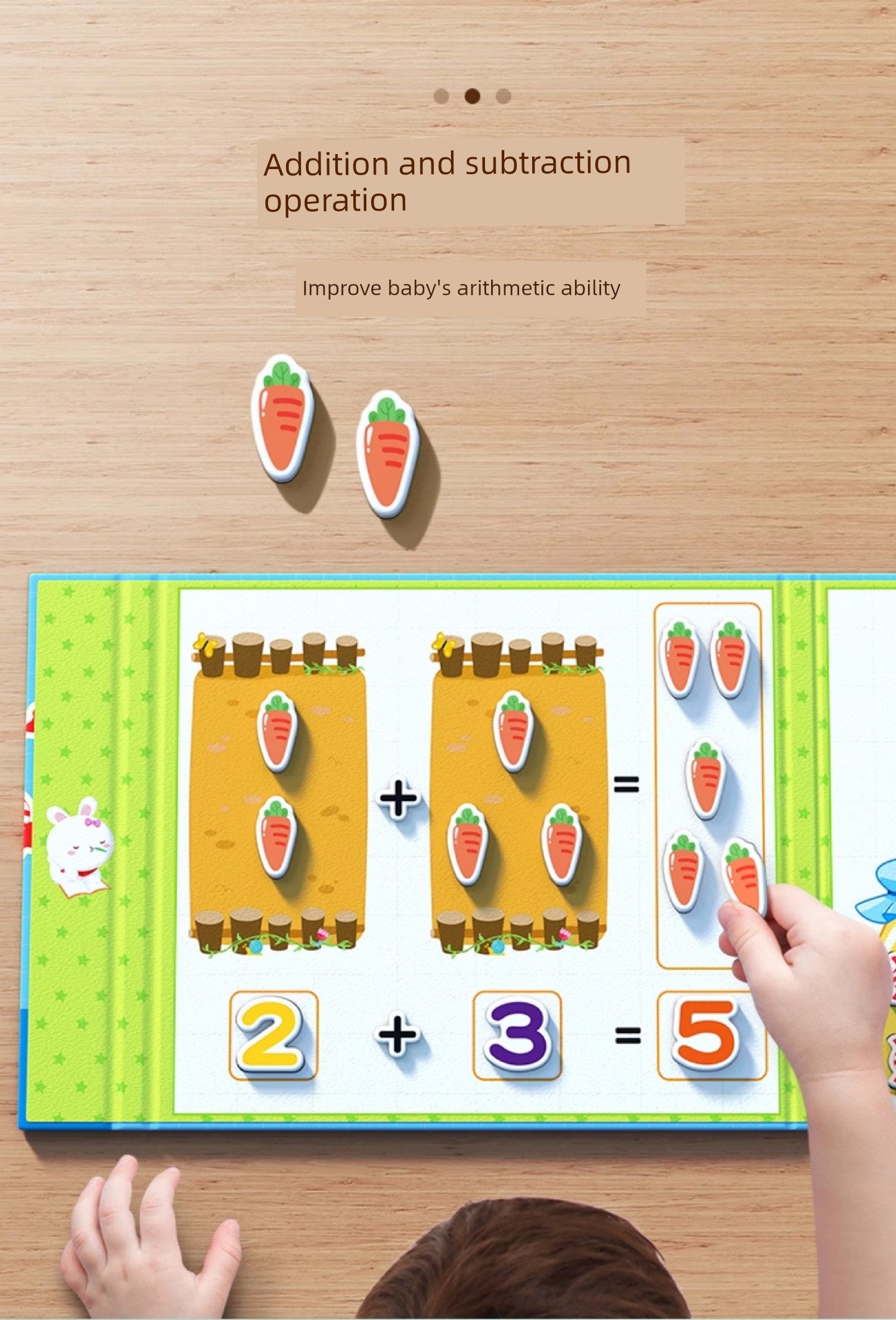 Kindergarten Mathematics Addition and Subtraction Teaching Aids Handy Gadget 10 Grid Number Less than 20 Kids Arithmetic Decomposition Enlightenment 0-10