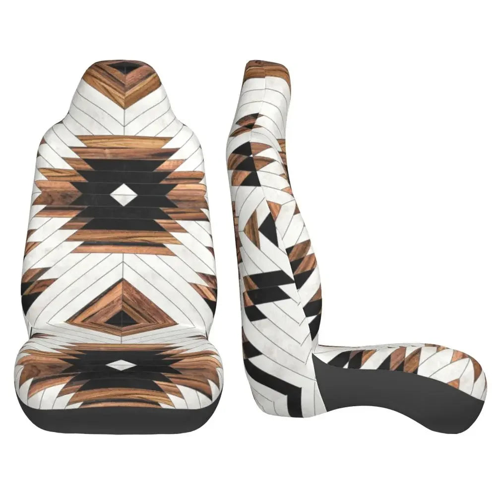 Antique African Textile Print Universal Car Seat Cover Protector Interior Accessories Women Seat Cushion/Cover Seat Protector