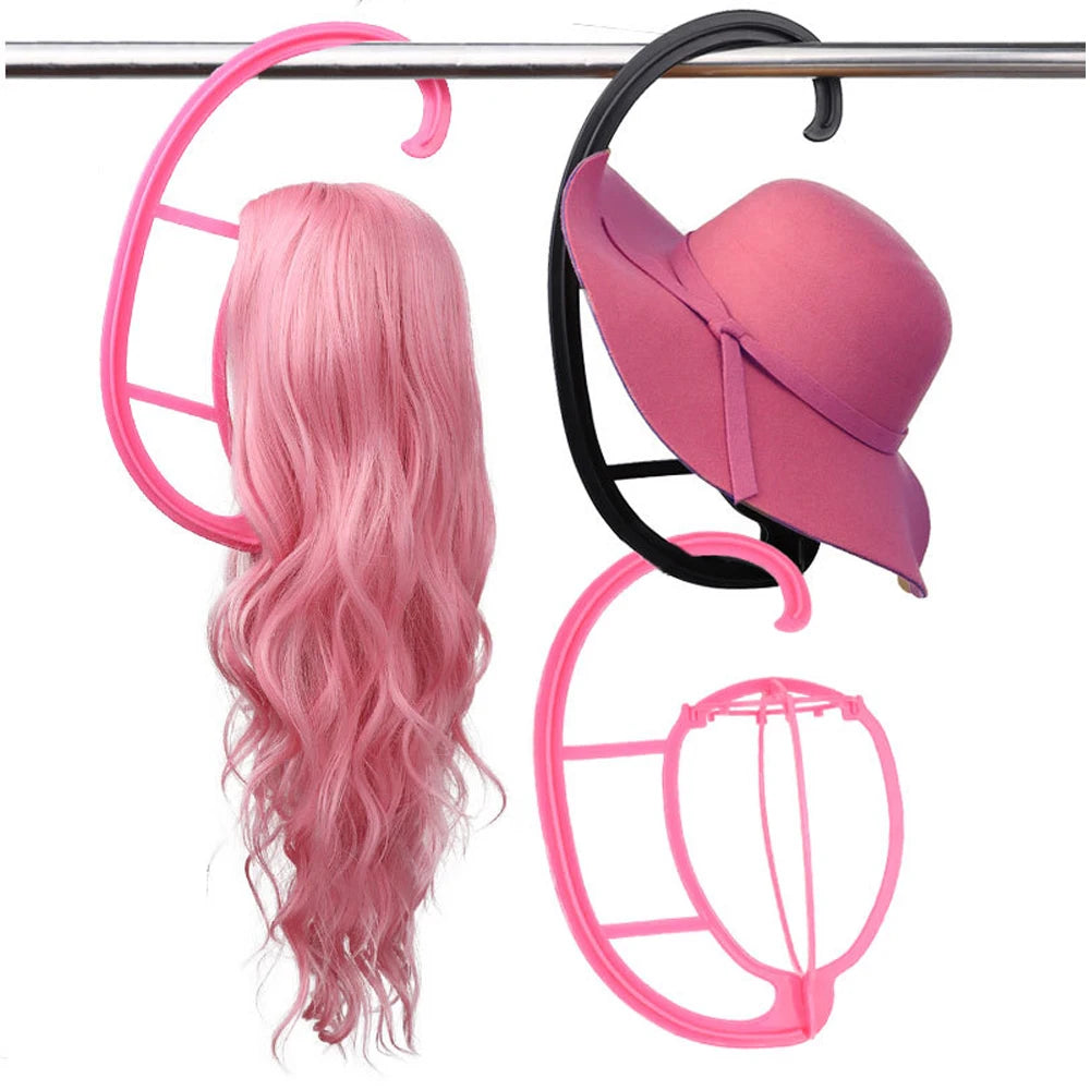Multiple Wig Stand Holder Hanging Hair Extensions Wigs Accessories Organizer Storage Solution for Beauty Care
