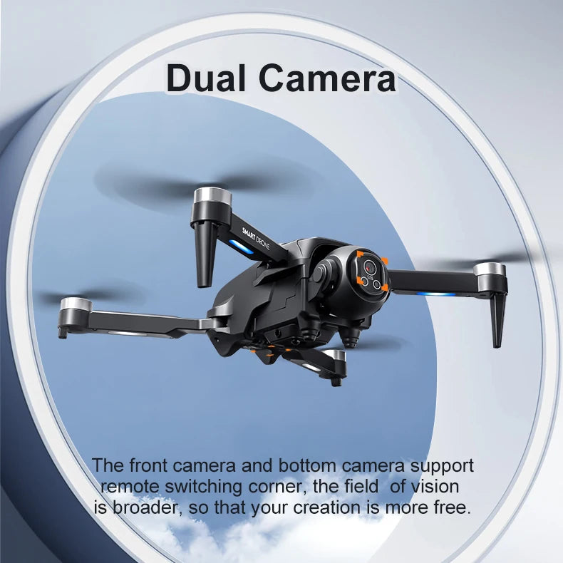2025 New D18 Drone 8K HD Dual Camera Aerial Photography Obstacle Avoidance Brushless Motor 5G WIFI GPS Return 18000m Quadcopter