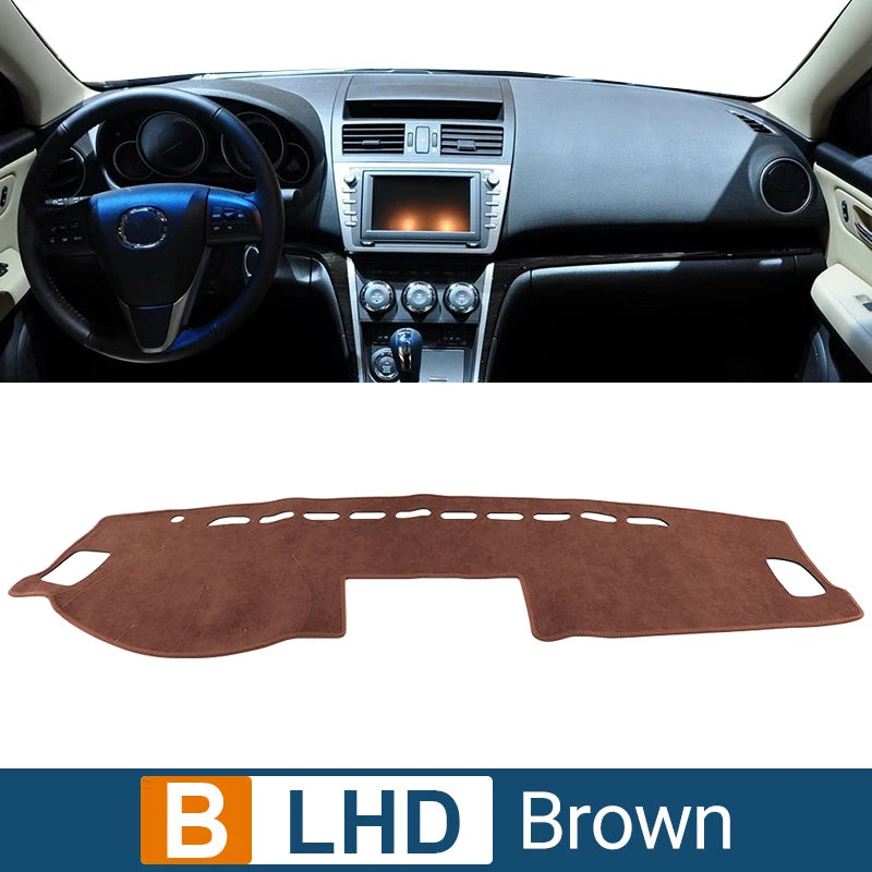 Car Accessories For Mazda 6 GH 2008 2009 2010 2011 2012 Dashboard Cover Sun Shade Mats Avoid Light Pads Instrument Panel Carpets