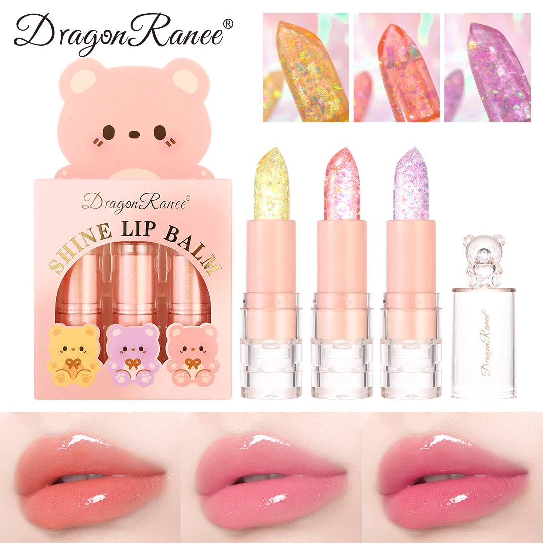 Three Lipstick Sets in a Box That Enhance Complexion, Moisturize, Hydrate, Are Waterproof, Do Not Fade, and Do Not Transfer to Cups. Beginner Lipstick Set