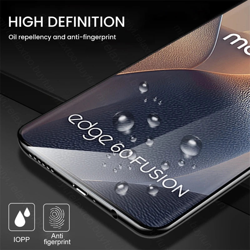 Edge60Fusion 6To1 9D Curved Glass Screen Protector For Motorola Edge 60 Fusion 5G Camera Protective Glass On Edge60 Pro 60Fusion