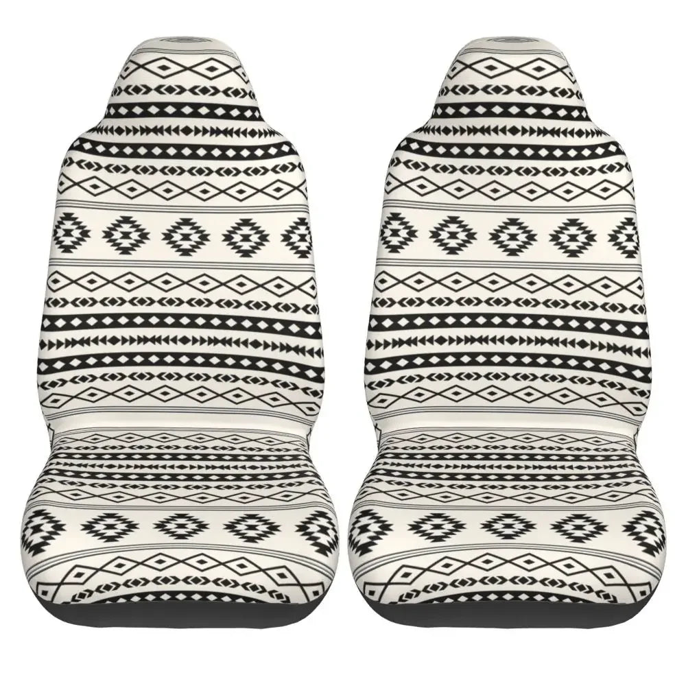 Boho Aztec Universal Car Seat Cover Four Seasons Women Ethnic Persian Tribal Car Seat Cushion Fabric Hunting