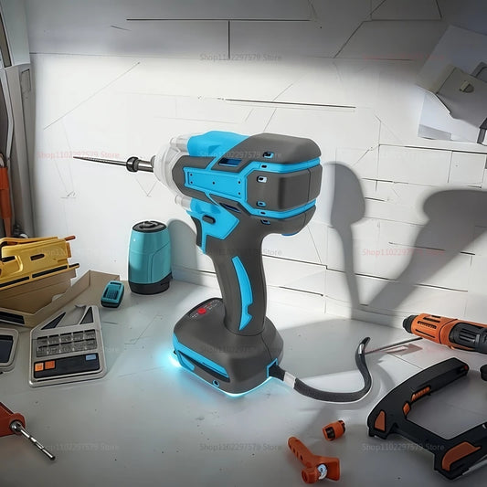 Wireless Impact Wrench Cordless Brushless Electric Power Tool High Torque Rechargeable Handheld Tool for Repair Construction