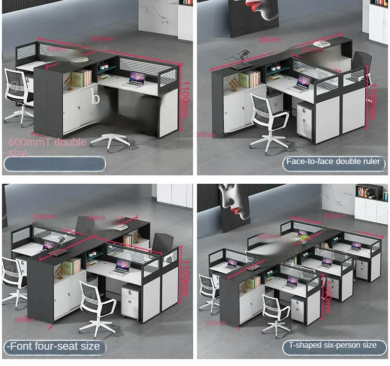 office furniture workstation modern furniture simple fashion workstation table office staff  workstation desk