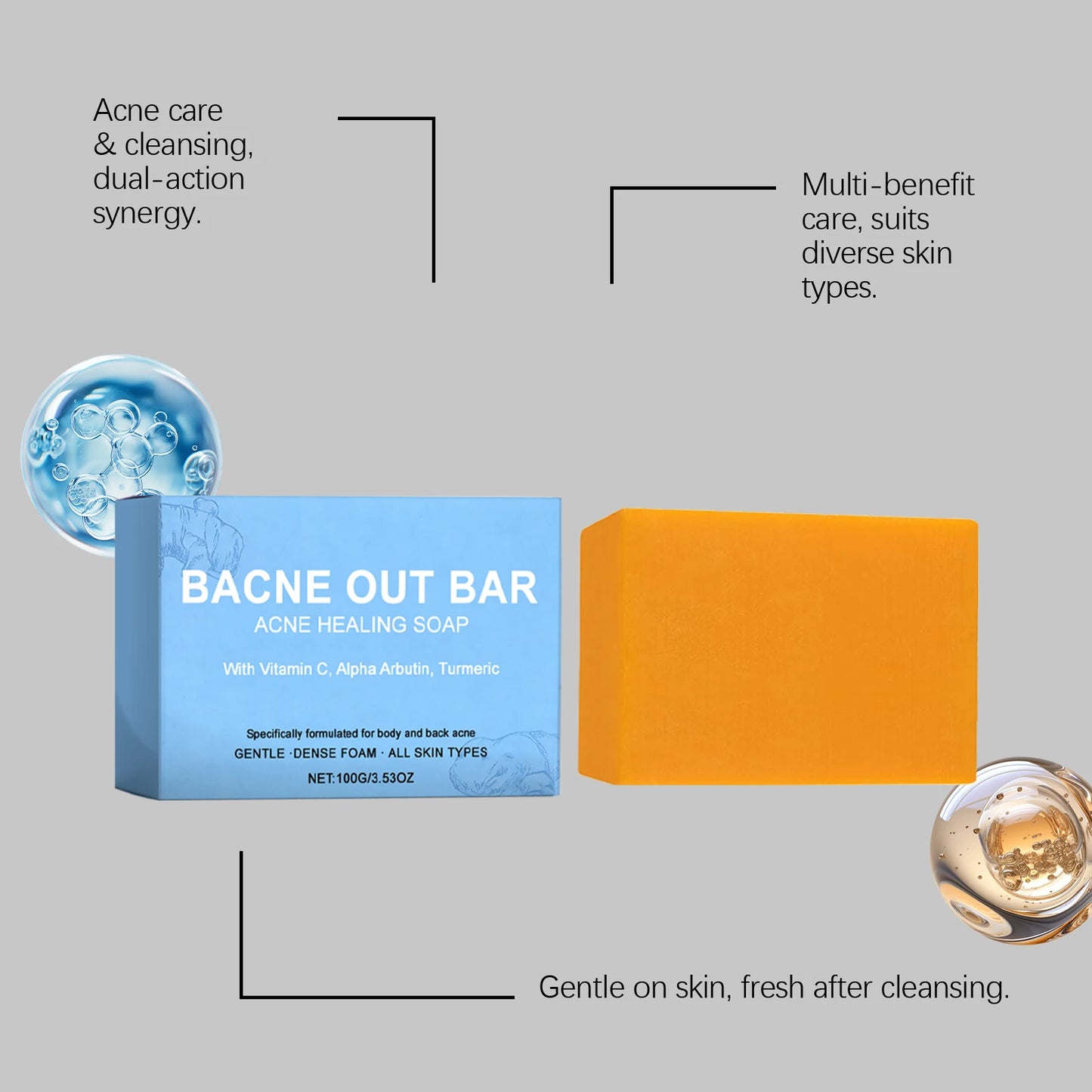 Gentle Nourishing Body Bar Soap for Moisturizer Deep Hydration Lock Anti Dryness Skin Nourishment Soothing Redness Stabilizing