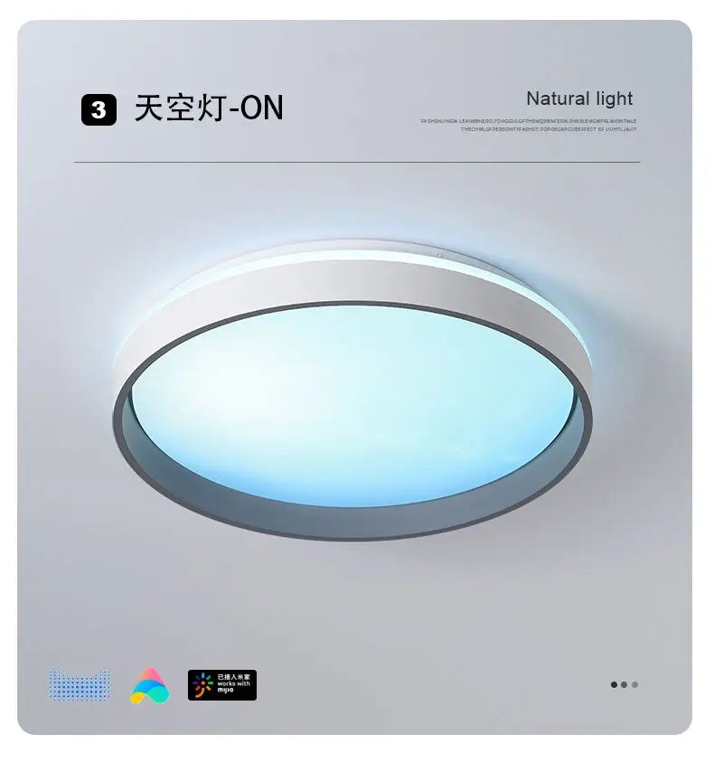 Smart sky light Bedroom study full spectrum blue sky clear sky ceiling light Access to mi home app mijia mesh xiaomi version