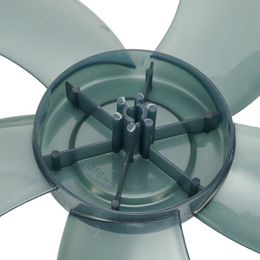 Replacement Fan Blade for 16 Inch Household Stand or Desk Fans 5 Leaves Plastic Blade with Nut Cover Offering Use