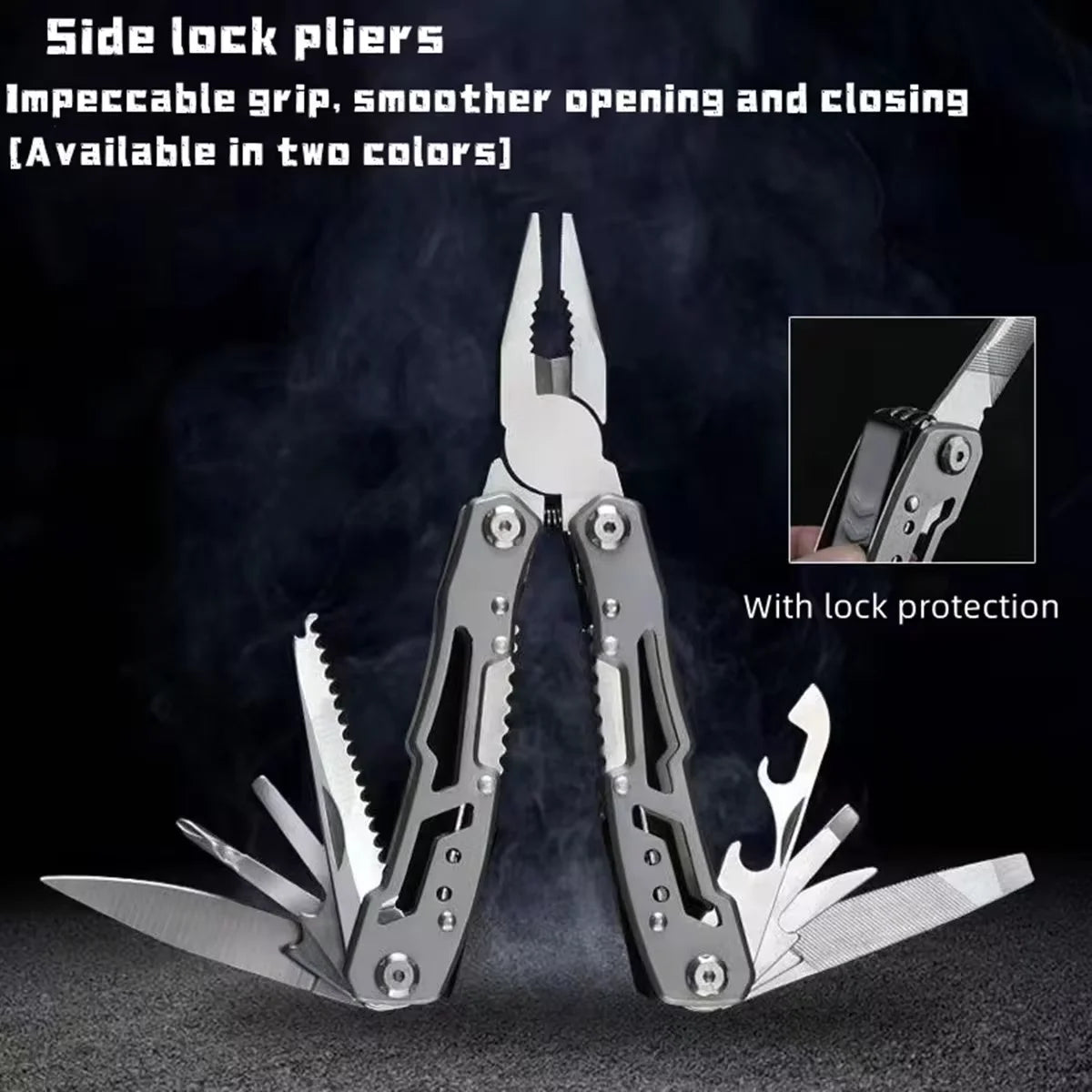 Outdoor Multitool Camping Portable Stainless Steel Edc Folding Multifunction Tools Emergency survival Knife Pliers