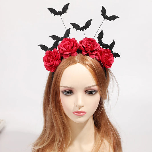 1 Piece of Halloween Costume Accessories, Headbands, Hair Accessories, Bat Headbands, Girl Role-Playing Headbands