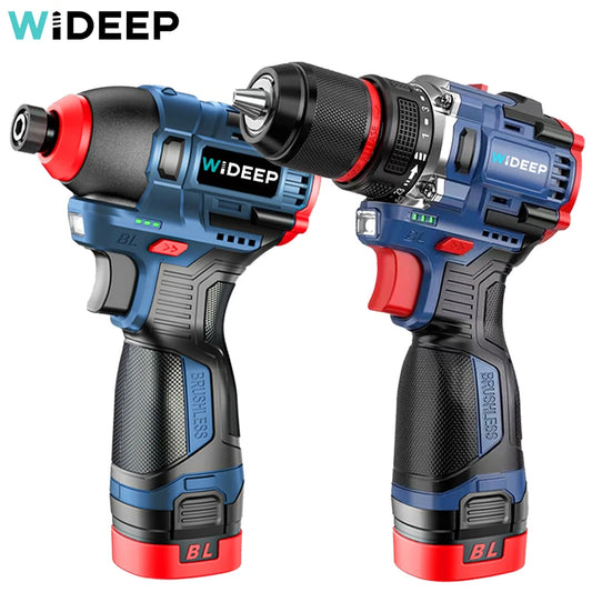 16.8V Brushless 70N.m Electric Cordless Drill 160N.m Impact Driver Screwdriver Household Multifunction Hit Power Tools