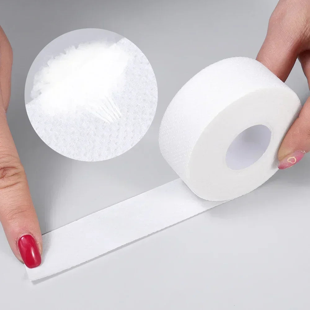 8/80M Hat Shirt Collar Anti-dirty Grime Protector Fixing Sticker Self-adhesive Disposable Tape Rolled Sweat-absorbent Tape