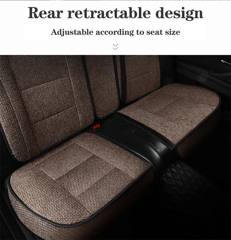Universal Flax Car Seat Cover For Suzuki Grand Vitara SX4 Swift Ignis Auto Accessories Interior Breathable Protector Pads 차량용품