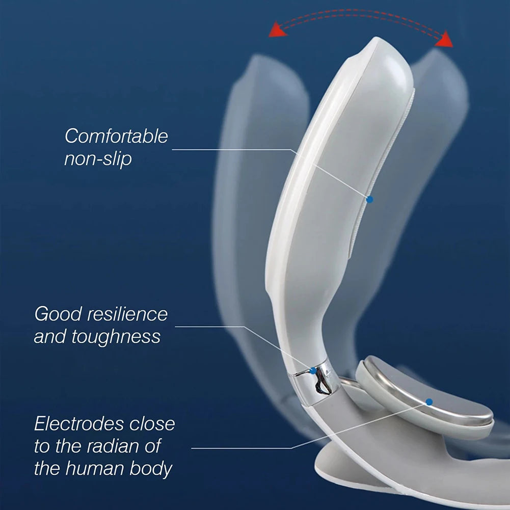 4-head Cervical Massager with Heat Electric Neck Massager Relaxation Gifts for Women Men Dad Mom
