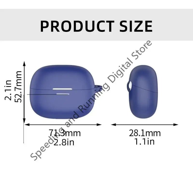 Silicone Protective Case for Redmi Buds 6 Pro Wireless Headphone Protector Case Cover Shell Housing Anti-dust Sleeve
