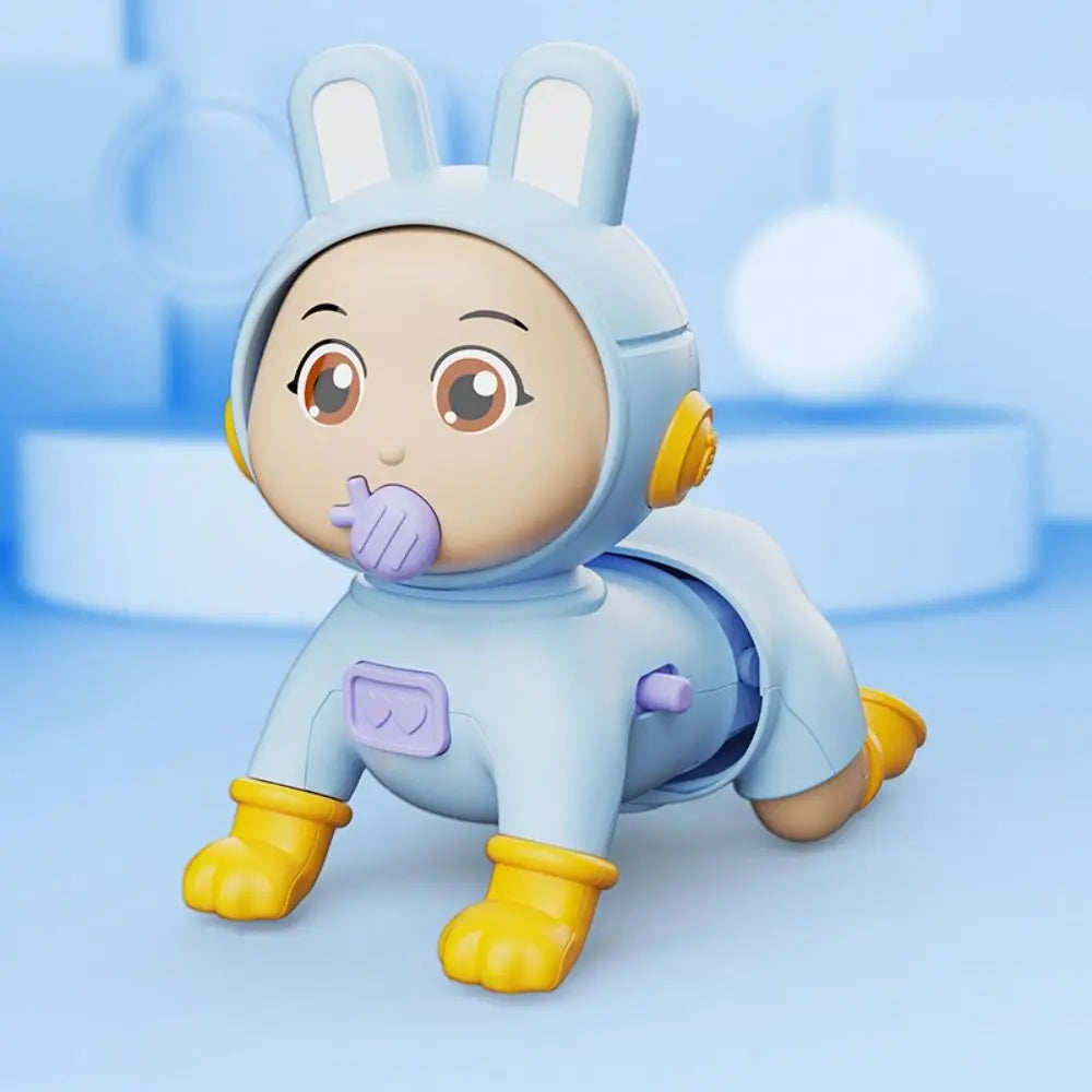 Learning Standing Climbing Electric Crawling Doll Walk With Music Crawling Baby Toys Cute Fun Baby Crawling Doll 0-3-year-old