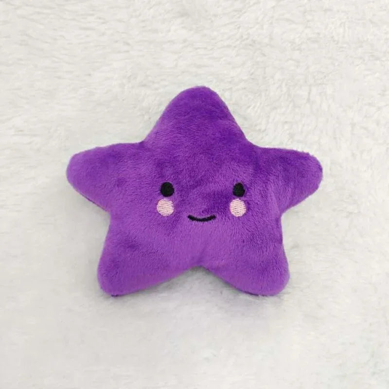 Pets Toys Plush Sounding Pentagram Toys Pets Chew Playing Fun Cute Puppy Dogs Cats Squeaky Toys Pets Supplies Accessories