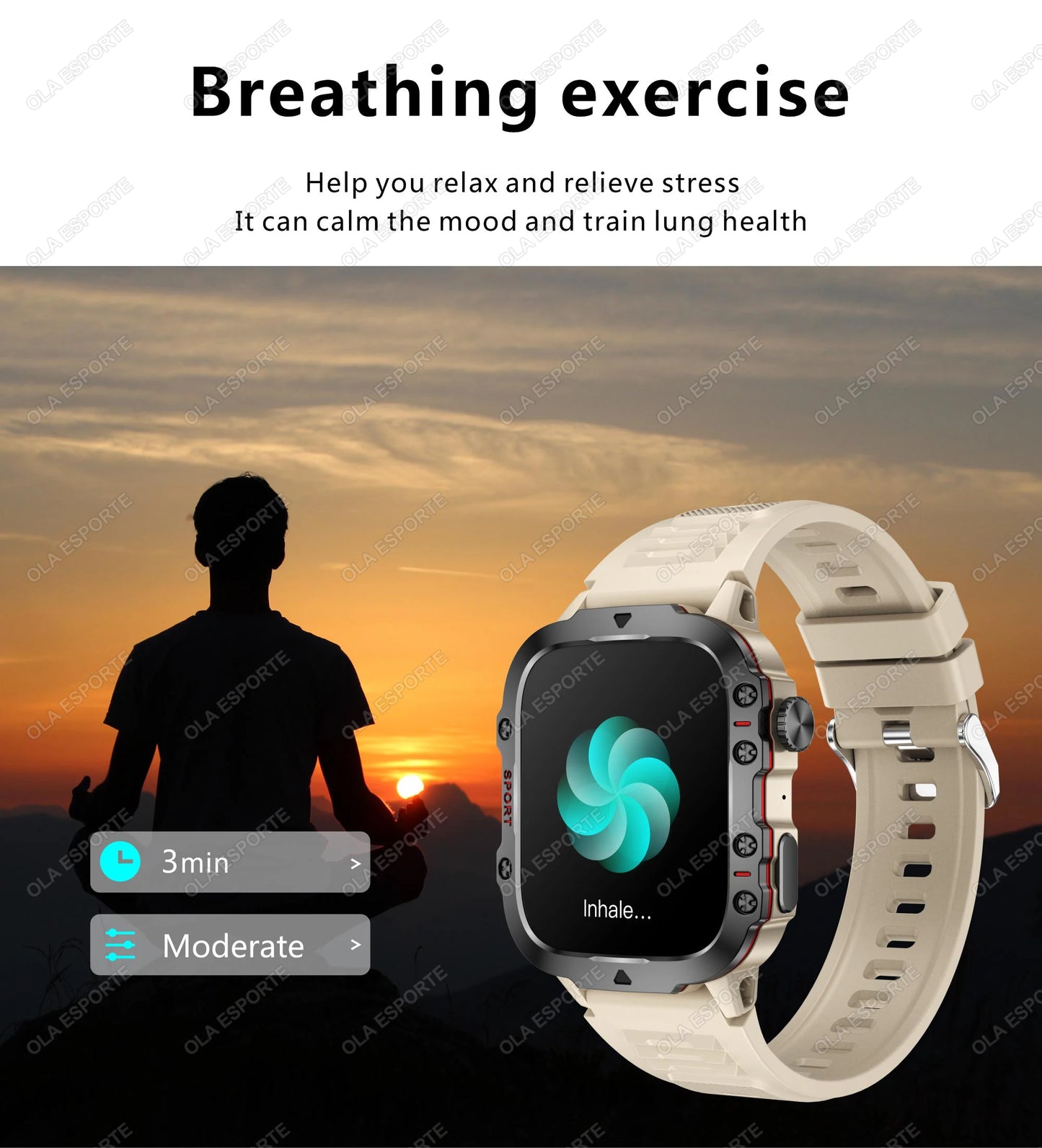 2025 New Rugged Military GPS Smart Watch Men Bluetooth Call Health Monitoring AI Voice Sport Waterproof Smartwatches For Android