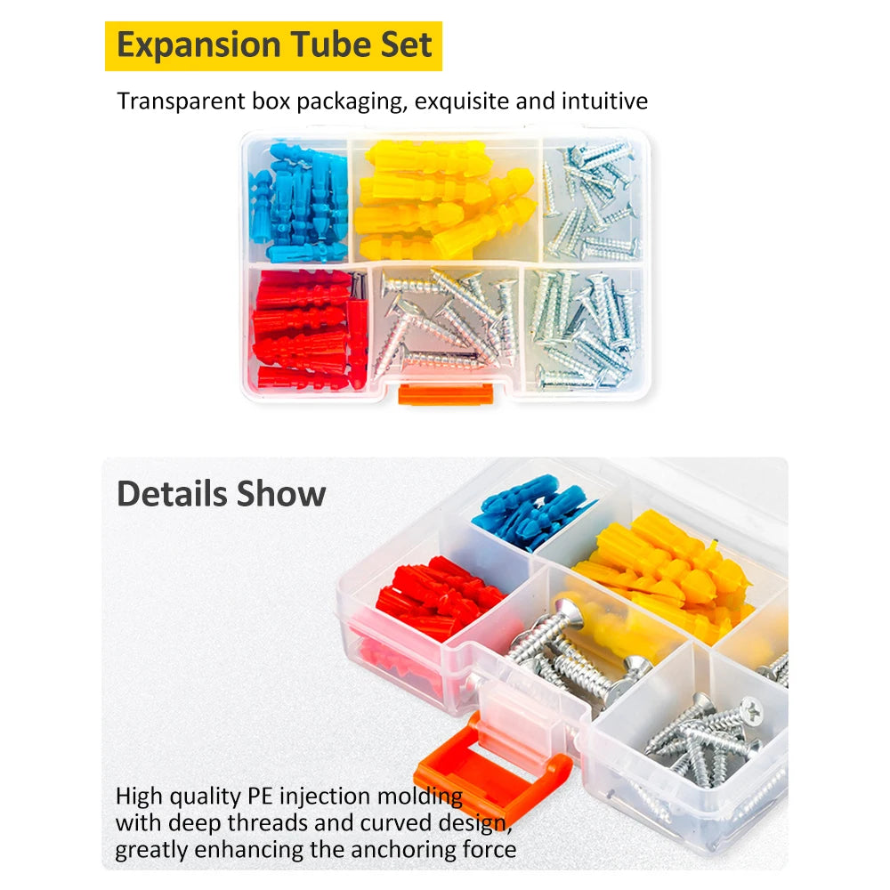 108 Piece Tool Set General House hold Hand Tool Kit with Plastic Toolbox Storage Case Used to Car repair And home Repair