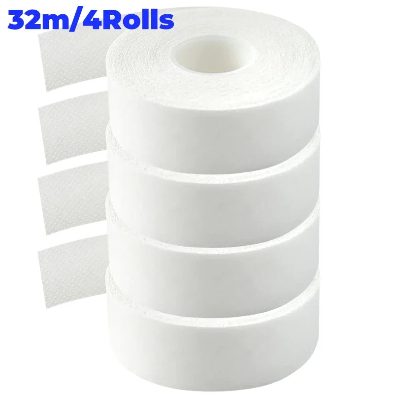 8/80M Hat Shirt Collar Anti-dirty Grime Protector Fixing Sticker Self-adhesive Disposable Tape Rolled Sweat-absorbent Tape