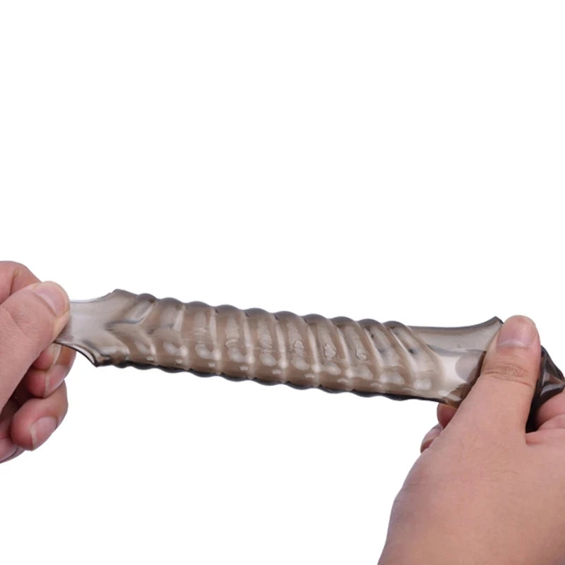 Sleeve For Penis Delay Loop Cock Sexitoys For Men Penian Rings Adult Supplies Delayed Ejaculation Linen Nozzle Cock Ring