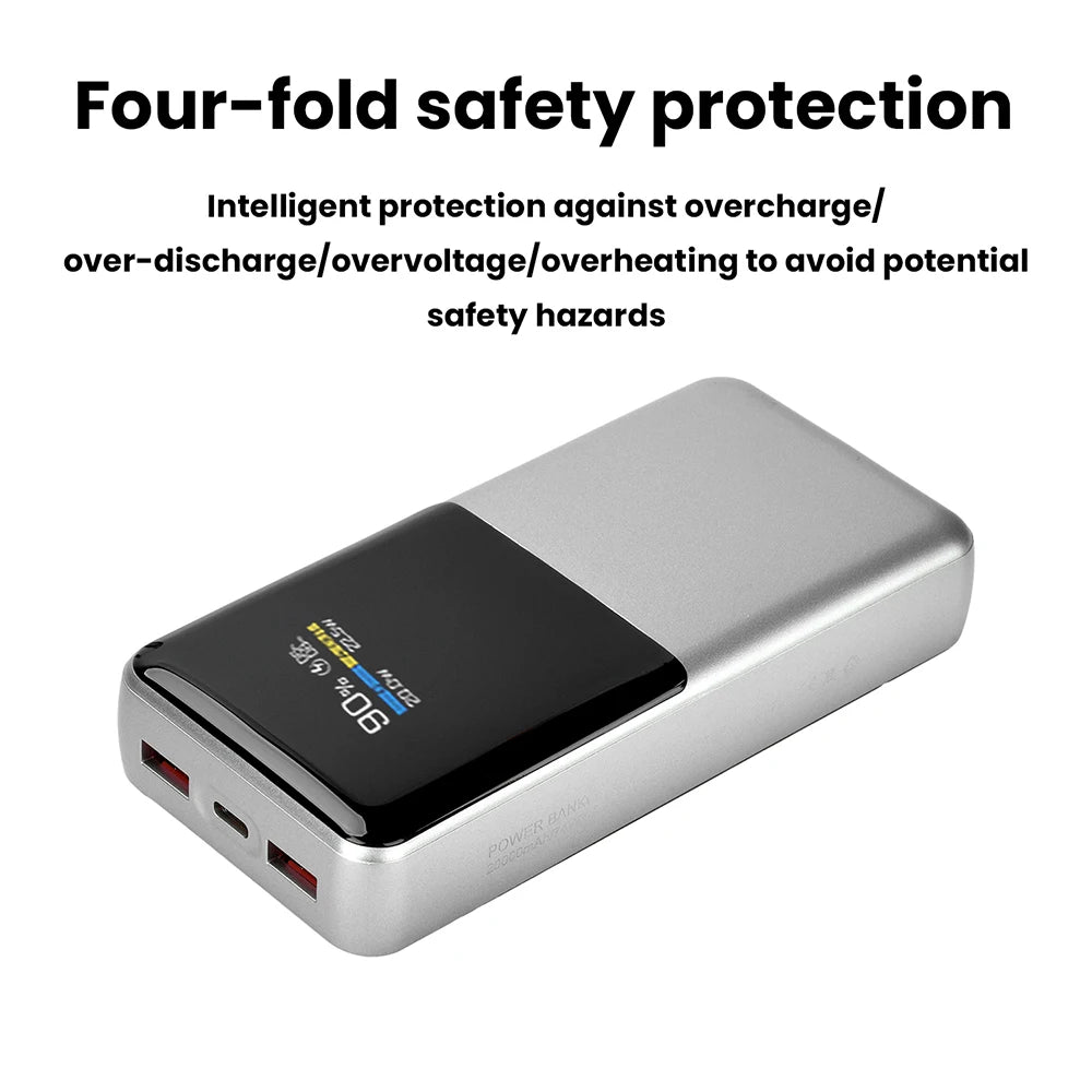 22.5W Fast Charging Module Power Bank DIY Kit TFT Color Screen LCD Display 3.7V Ternary Lithium Battery Supports PD/QC/SCP/VOOC