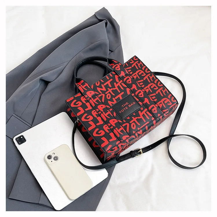 PU Leather Casual Crossbody Bags for Women Ladies Luxury Designer Tote Handbag Female Large Capacity Travel Shoulder Bag Sac