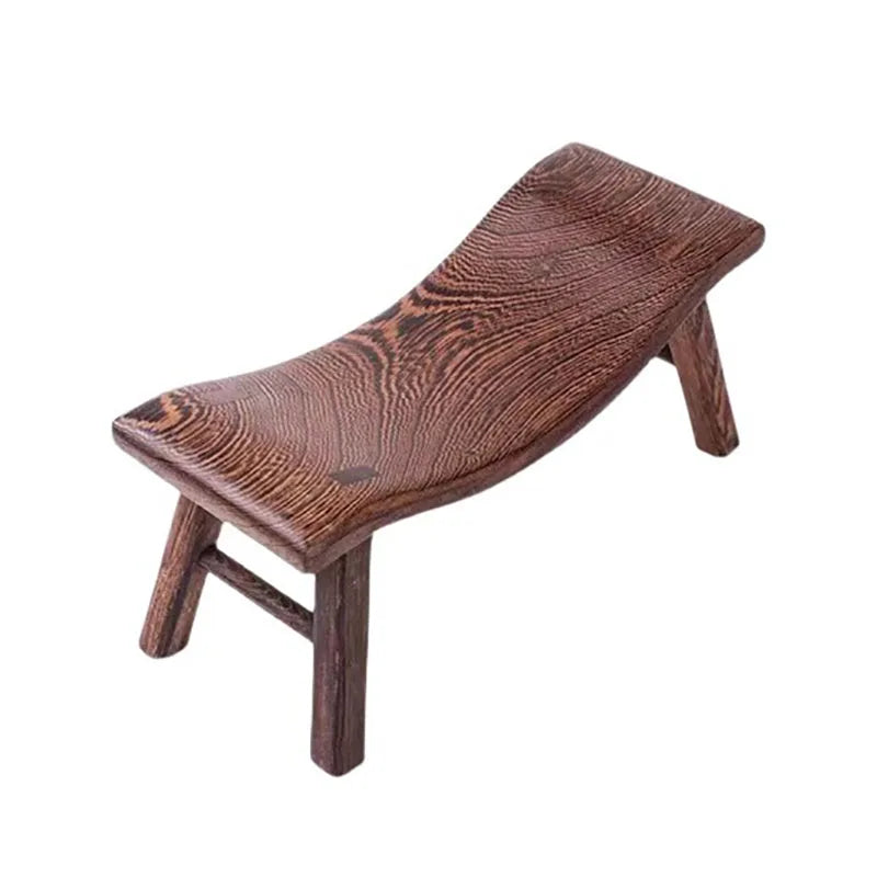 Chicken Wing Wooden Footstool, Cervical Vertebra Pillow, Solid Wood Footstool, Cool Red Rose Pear Hardwood, Multi-functional Sle