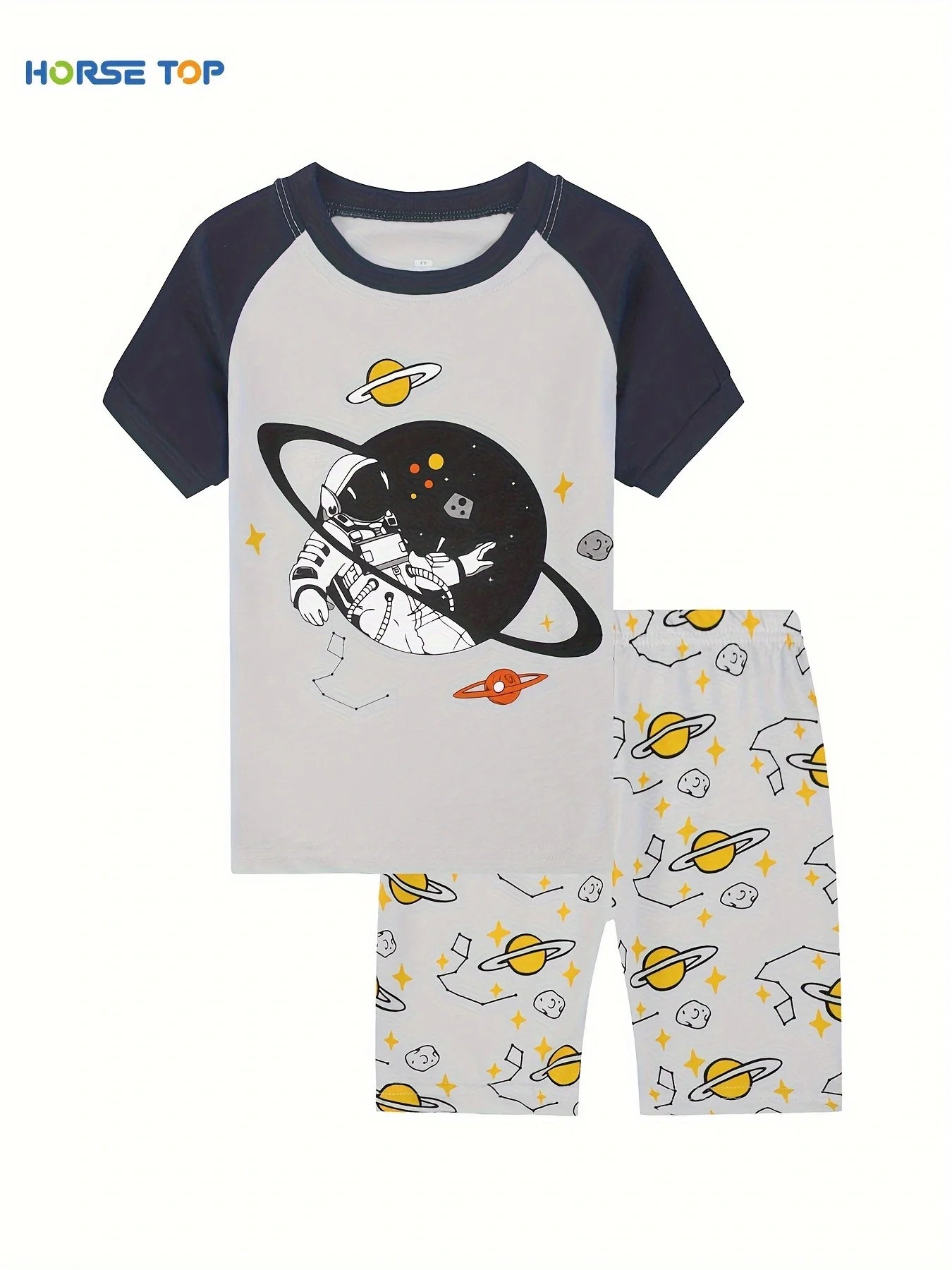 Random Set of 2 Toddler Pajamas for boy 2-Piece PJs Cotton Pyjama Sets Sleepwear 2-9Y