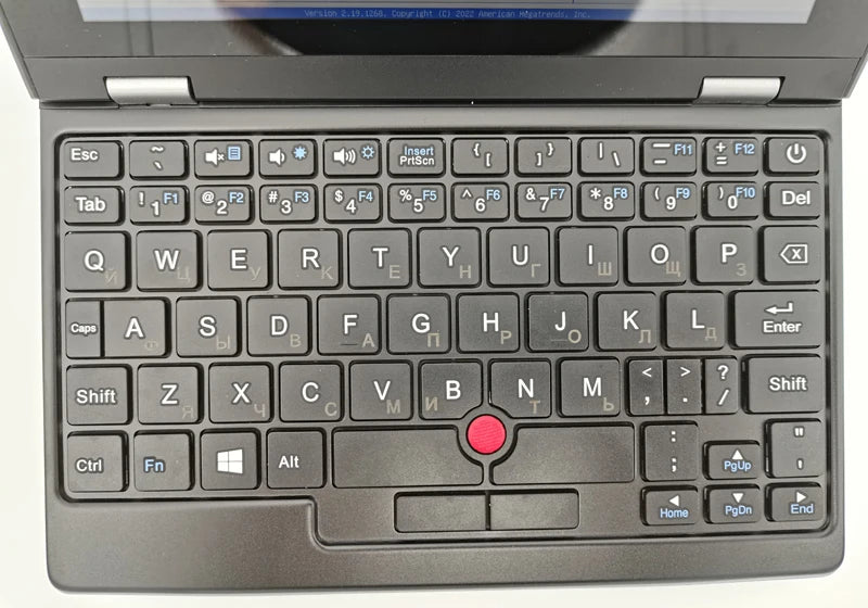 2024 Portable Mini Laptops Metal Small Notebooks Windows 11 7 Inch Touch Screen office N100 16GB+1TB IPS Netbook Micro Computer