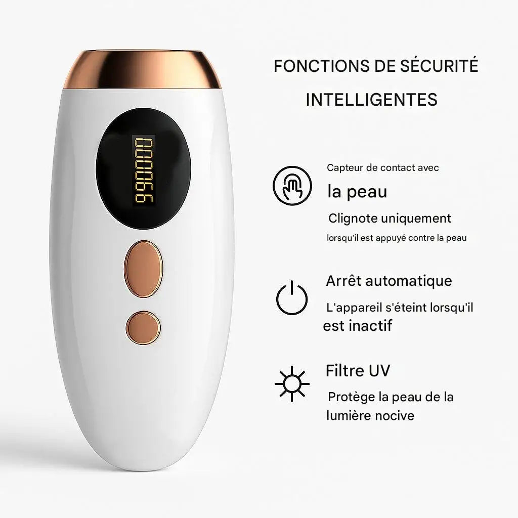 10   IPL Hair Removal Device 990000 Flashes Painless Permanent for Women Face Body Bikini Home Use LED Display