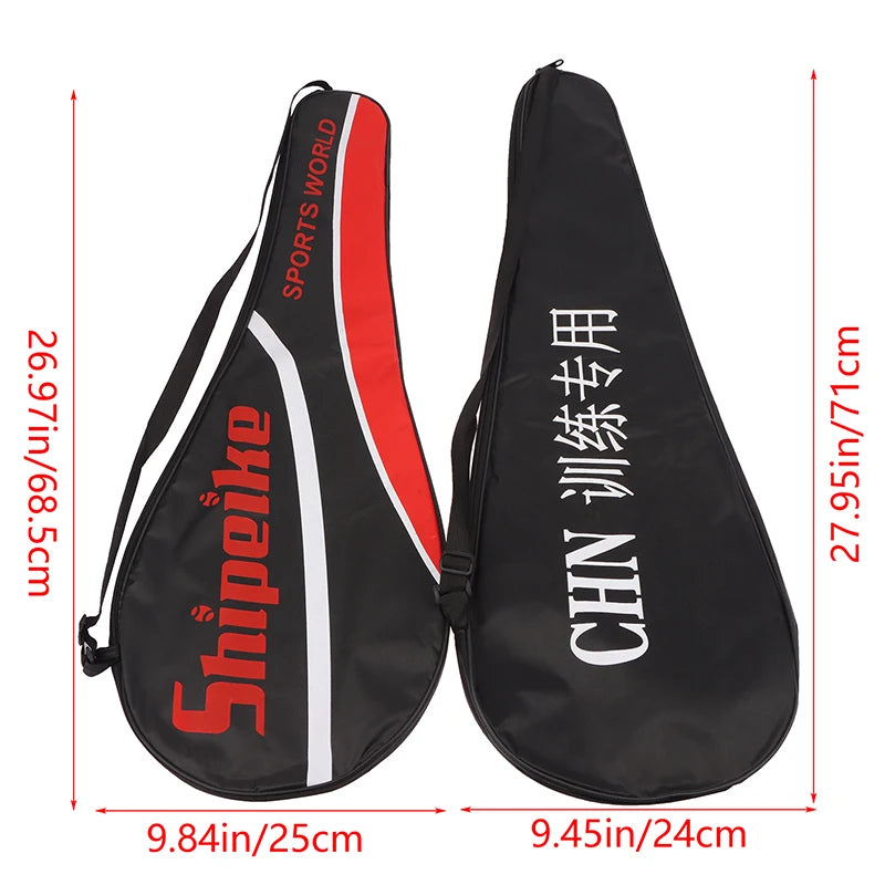Cover Badminton Racket Cover Racquet Shoulder Carrying BagTennis Case Pouch Storage Holder Oxford Cloth Rackets Protective