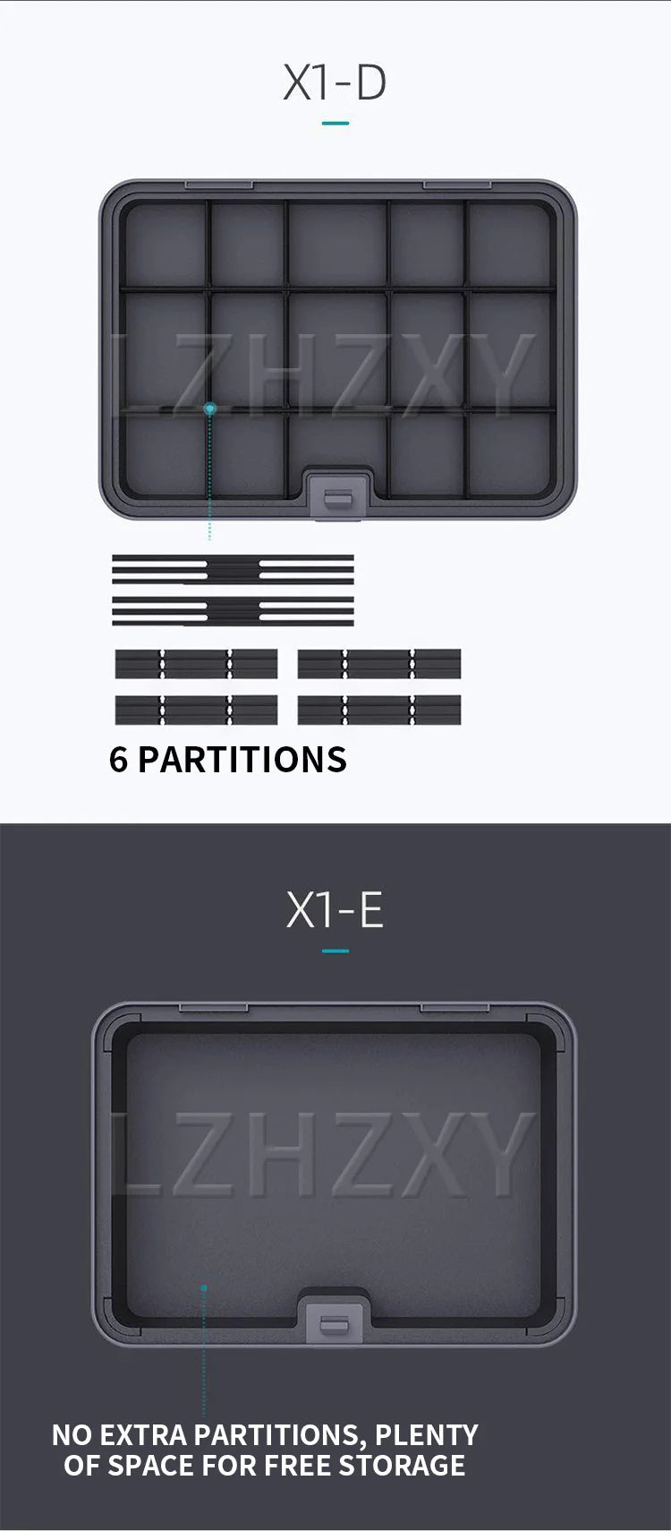 X9-ABCDEFGHI Household Electric Combination Tool Box Layered Free Combination for DIY Hand Tools and Home Repair Tools