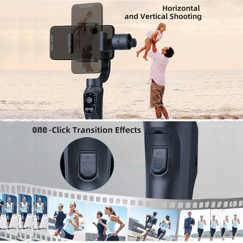 F10 Pro handheld 3-axis Mobile gimbal handy stabilizer for cell phone holder real-time tracking stabilizzatore smartphone Selfie