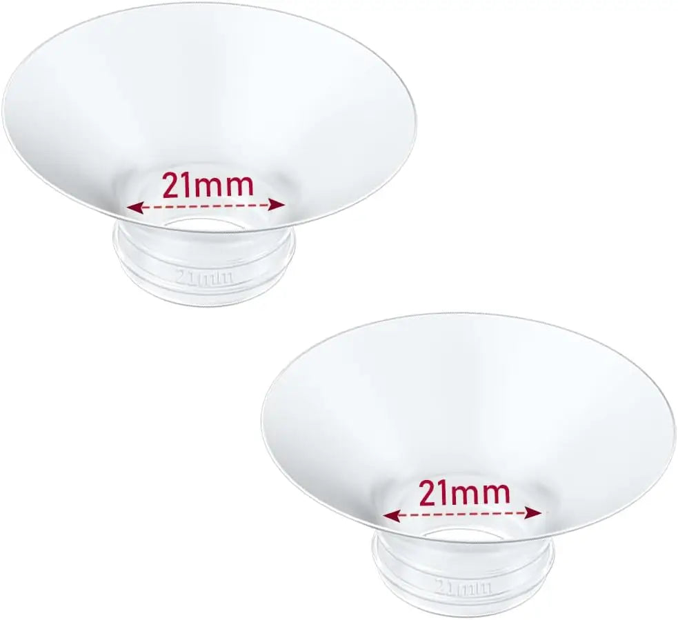 Flange Insert Compatible with Momcozy/Spectra/Medela/Elvie/NCVI/TSRETE/eufy/Lansinoh/XIMYRA Breast Pump 24mm Shields/Flanges
