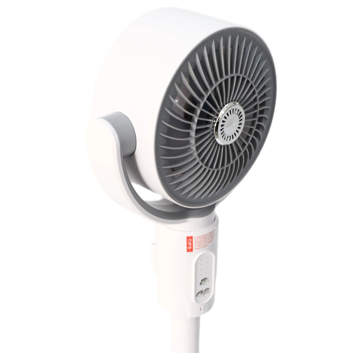 Quiet Standing Fan with Remote Control 5 Wind Speeds 8h Timer Adjustable Height Floor Desk Oscillating Air Circulating Fan