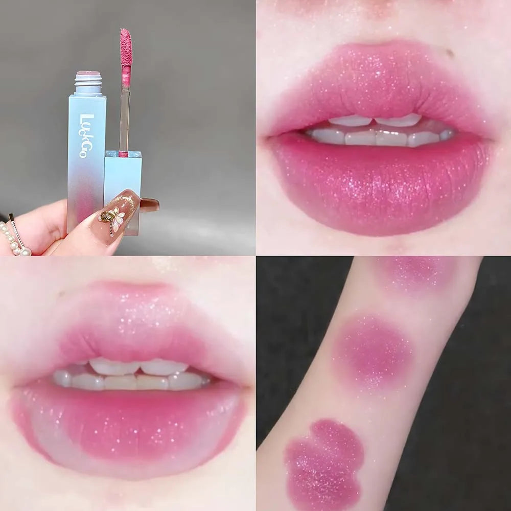 1Pc Nude Matte Lip Mud Waterproof Non-stick Pink Liquid Lipstick Long Lasting Highly Pigmented Lipgloss Tint Korean Cosmetics